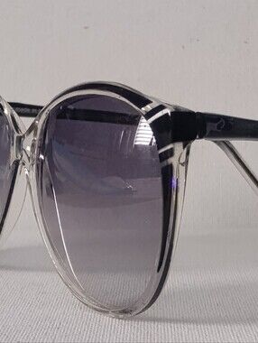Vintage Piave Black&White Sunglasses Italy NOS